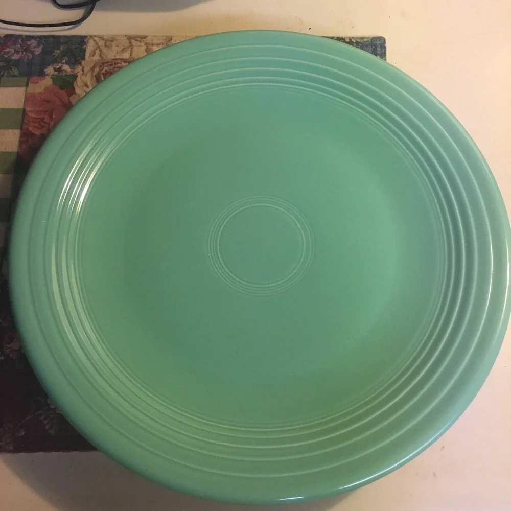 Fiesta Fiestaware Chop Plate Light‎ Green 11.5
